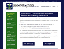 Tablet Screenshot of behavmedfoundation.org